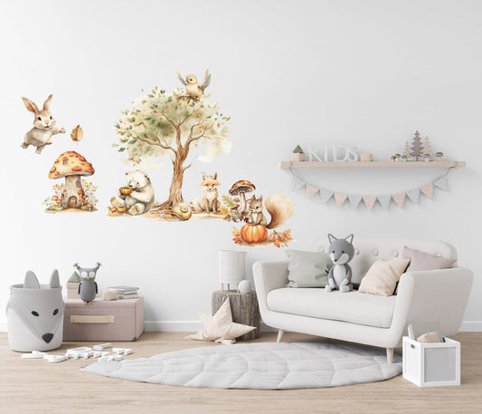Woodland Nursery Wall Stickers