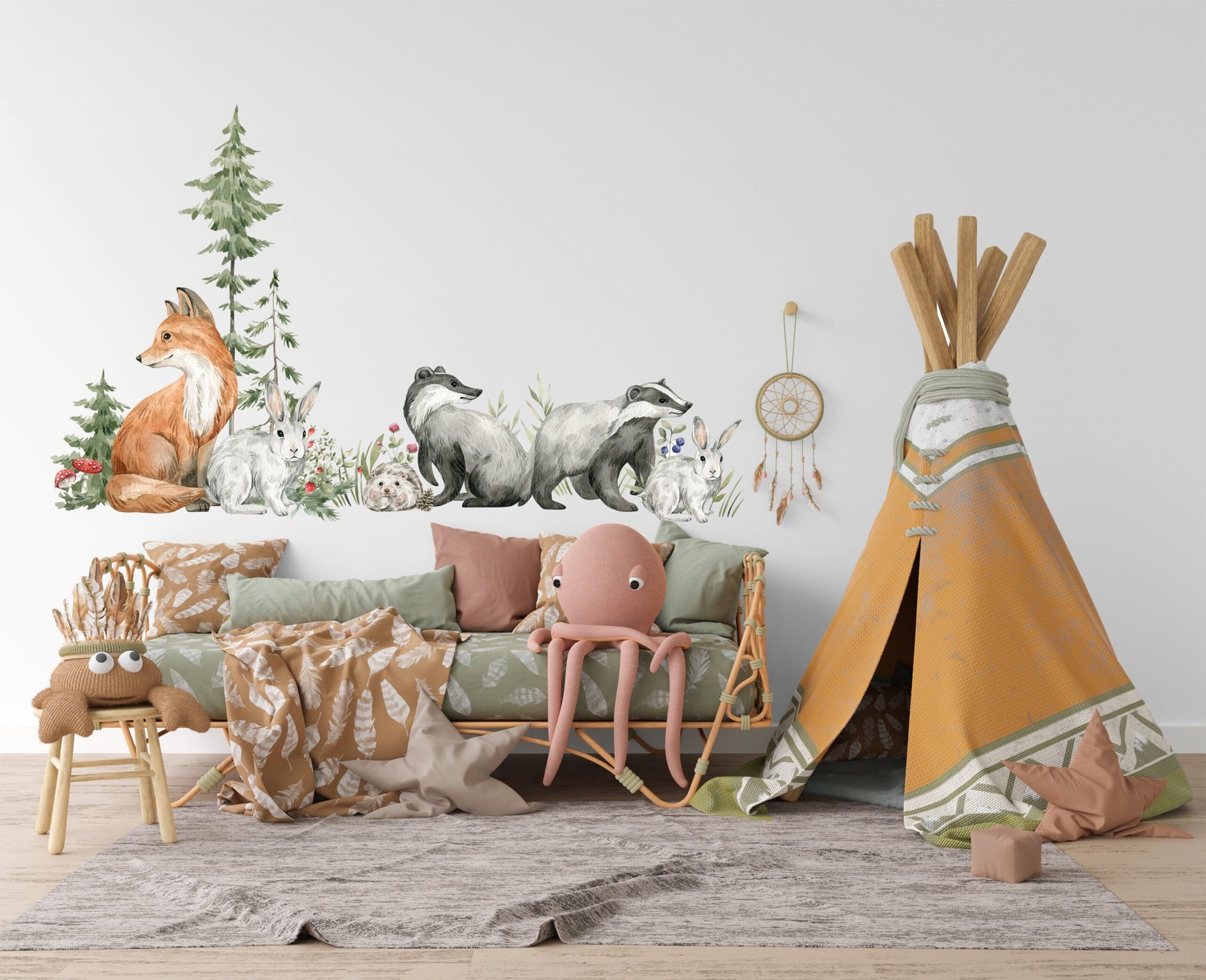Woodland Nursery Wall Stickers