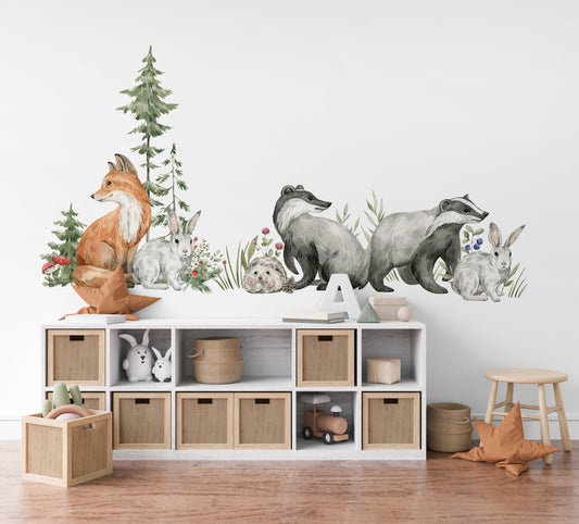 Woodland Nursery Wall Stickers